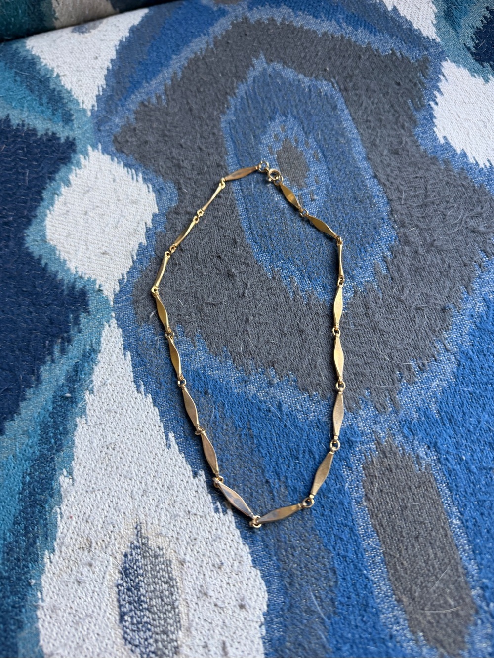 Gold color Link Station Necklace - Women Jewelry
